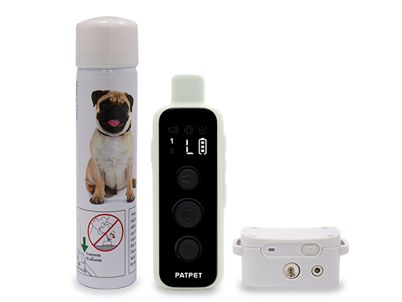 Anti Bark Spray Collar vibration dog collar no shock - Patpet 510 - Spray, Remote Control, Receiver