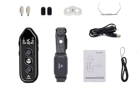 remote shock collar packaging list - PATPET 370